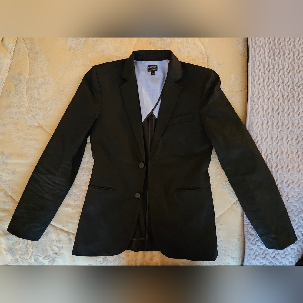 JCrew Factory crewcuts boys size 16 Thompson suit jacket in flex chino in black